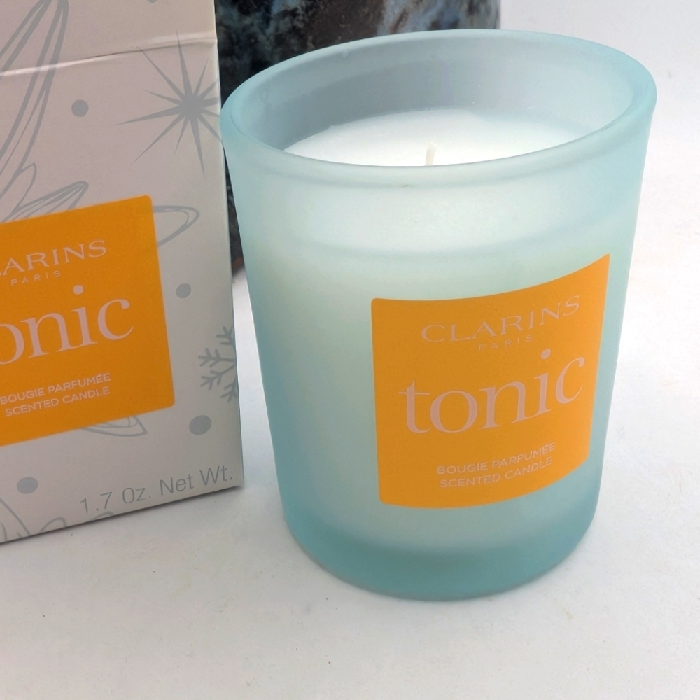 Clarins Tonic Scented Votove Candle - White - Picture 1 of 3
